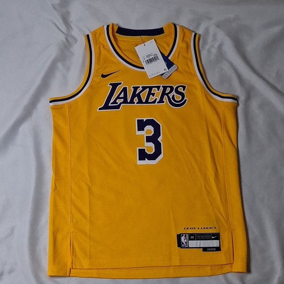 Nike Other - Nike Los Angeles Lakers Gold #3 Basketball Jersey